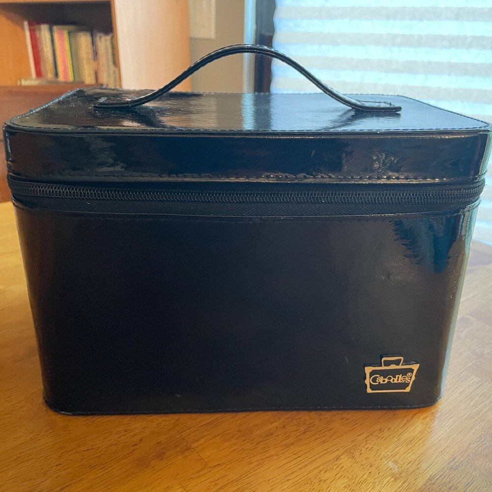 Vintage black Caboodles makeup hardcase